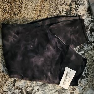 Zyia Black Tie-Dye Leggings NWT 14/16